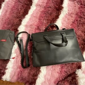 Tumi Black Leather Men's Bag